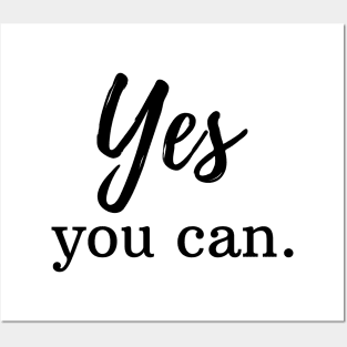 Yes you can. Black Typography Posters and Art